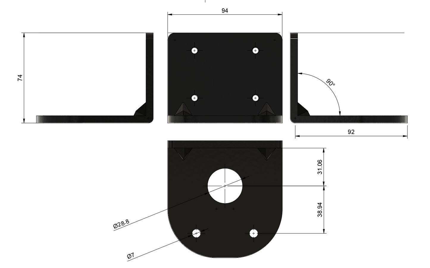 Threadless Stem Adapter (Road, Mountain Bikes)